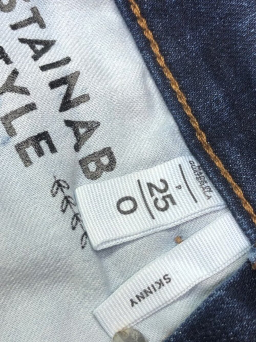 LIKE NEW LOFT HIGH-RISE SKINNY JEANS 0/25x27 ⭐️ - Picture 7 of 14
